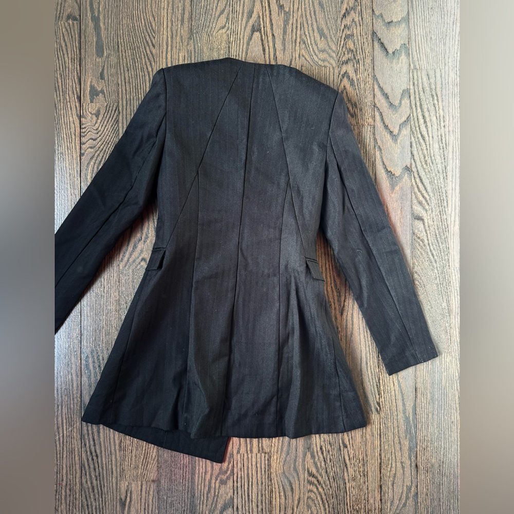 Moon River Black Long Sleeve Blazer Mini Dress Size Medium - Picture 6 of 7